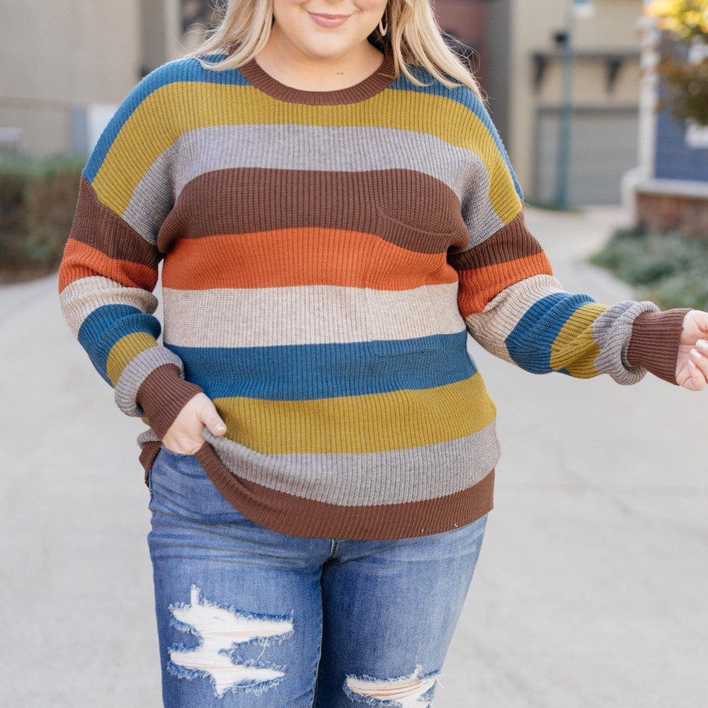 Summoning Fall Striped Sweater - Picture 9 of 14